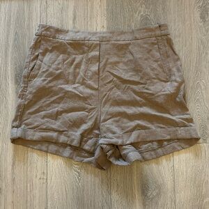 Frank and Oak shorts. Size 12 side zipper